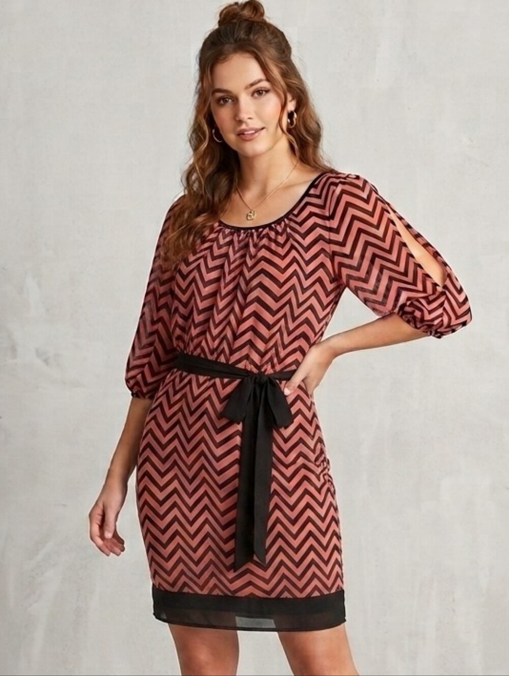 Sweet Storm Dress Knee Length